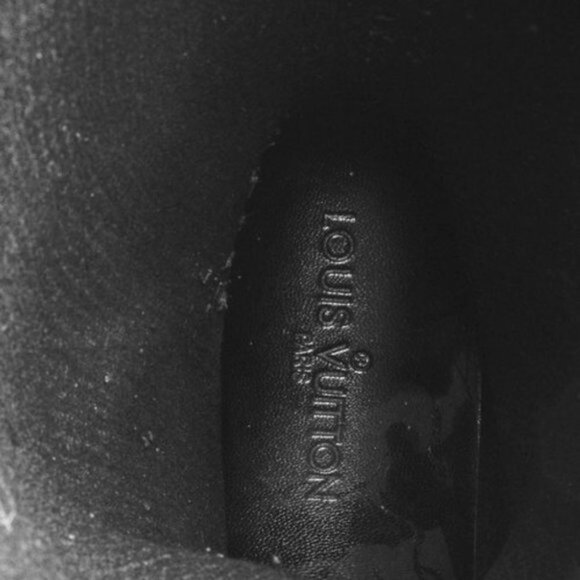 Louis Vuitton Black Monogram Splash High Rain Boots - Picture 10 of 10